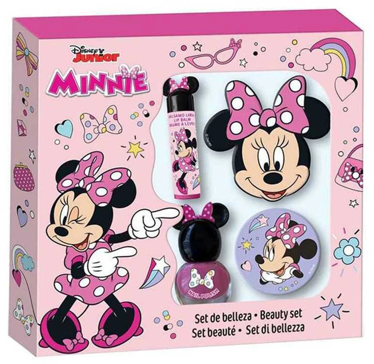 Cartoon Minnie Belleza Maquillaje Estuche 4 Piezas