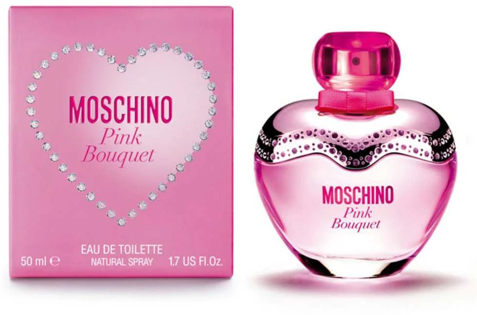 Moschino Rožinė Bouquet EDT tualetinis vanduo moterims, 50 ml