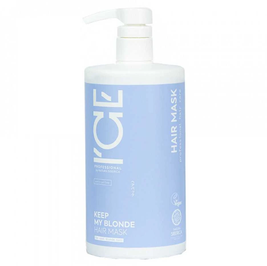 "Natura Siberica Ice Keep My Skirtas šviesiems plaukams" plaukų kaukė 750ml