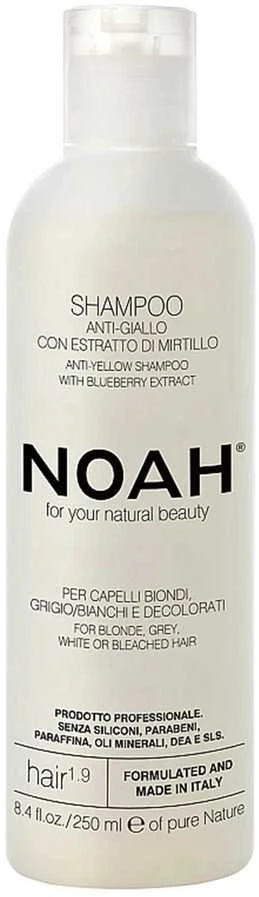 Noah 1.9. Anti-Geltona Šampūnas Geltonus atspalvius neutralizuojantis šampūnas, 250 ml
