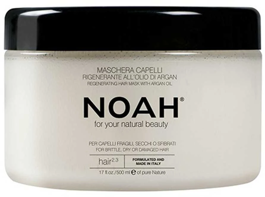 Noah 2.3. Regenerating Hair Mask With Argan Oil Kaukė sausiems ir pažeistiems plaukams, 500 ml