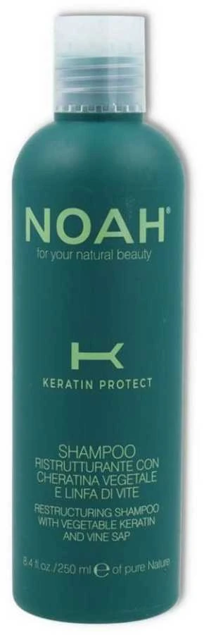 Noah Keratin Protect Restructuring Šampūnas Atkuriamasis šampūnas su augaliniu keratinu, 250 ml