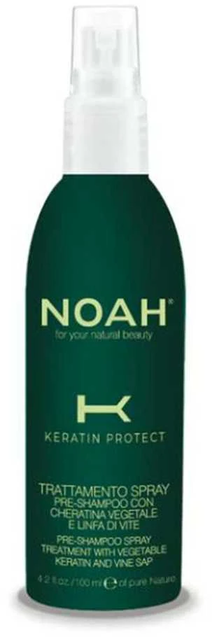 Noah Keratin Protect Pre-Šampūnas Purškiklis Atkuriamasis plaukų purškiklis su augaliniu keratinu, 100 ml