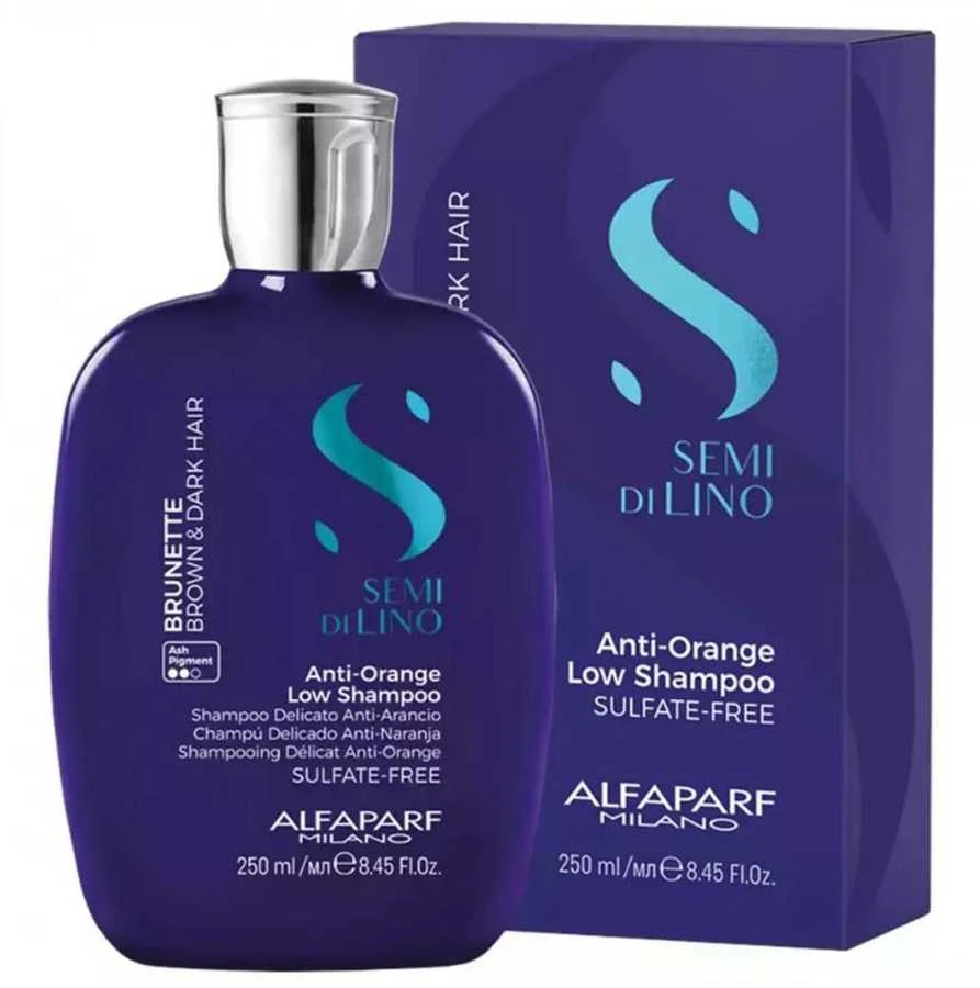 Alfaparf Milano Semi Di Lino Brunette Brown y Dark šampūnas 250ml