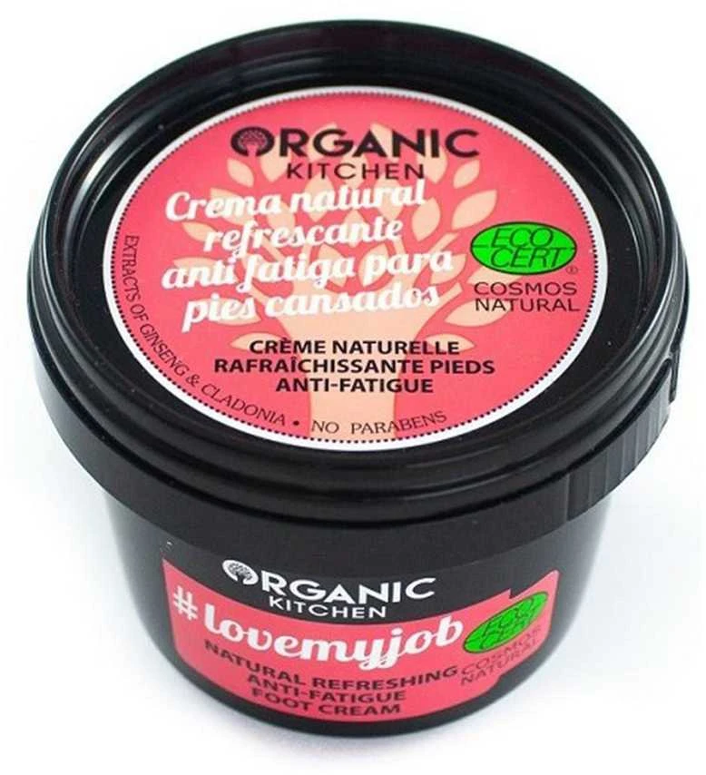 Organic Shop Organic Kitchen Lovemyjob natūralus kremas nuo nuovargio pėdoms 200ml
