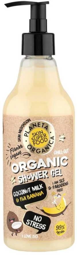 Organic Shop Atpalaiduojanti dušo želė SKIN SUPER GOOD No Stress, 500 ml