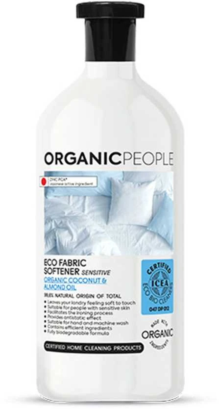 "Organic People Sensitive Coconut and Almond Eco" audinių minkštiklis 200ml
