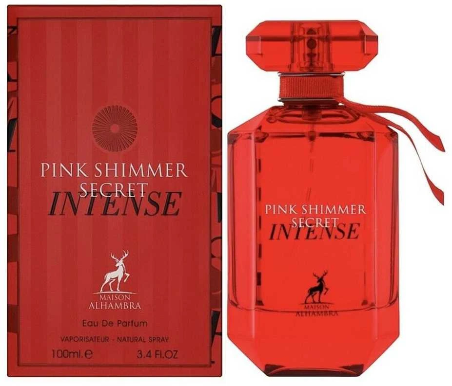 Maison Alhambra Rožinė Shimmer Secret Intense EDP parfumuotas vanduo moterims, 100 ml