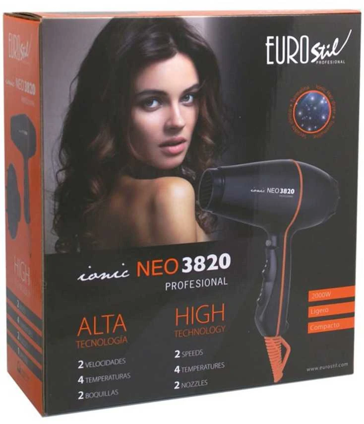 Eurostil Ionic Neo3820 profesionalus plaukų džiovintuvas 2000 W, 1 vnt.