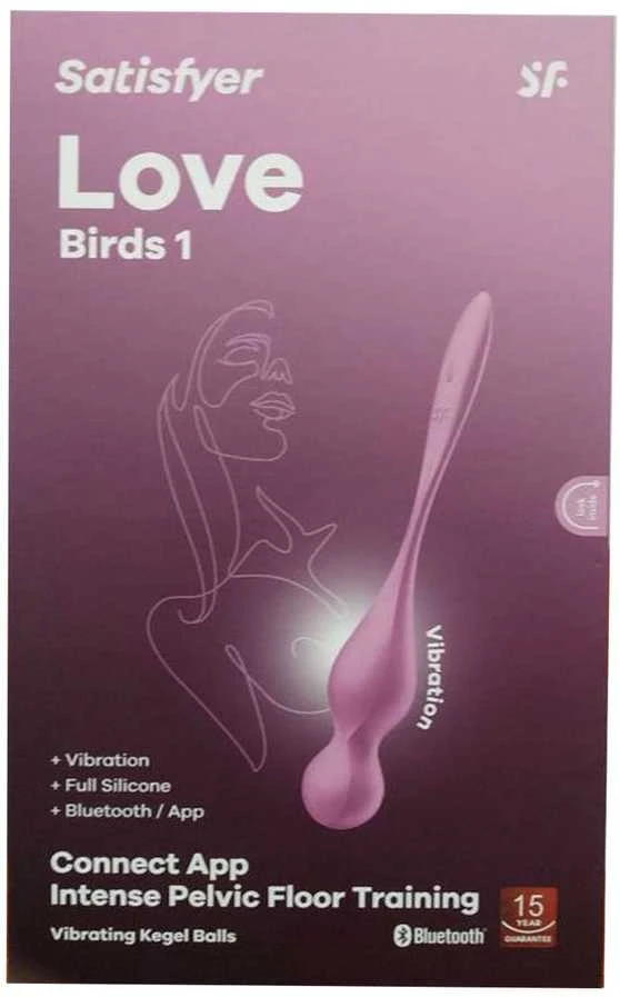 „SATISFYER LOVE BIRDS 1 CONNECT“ PROGRAMĖLĖ ROŽINĖ