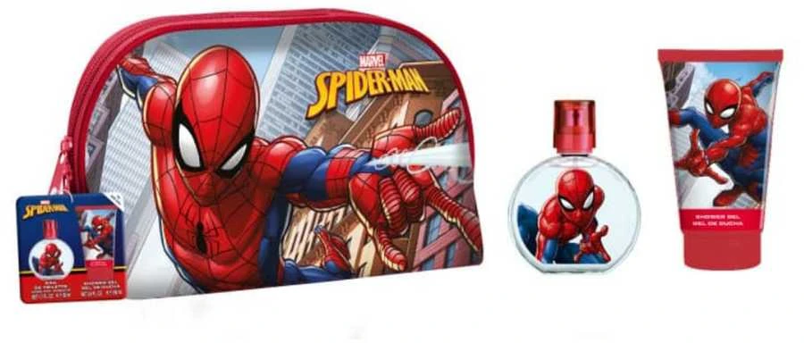 "Marvel Air-Val Spiderman" tualeto reikmenų krepšys EDT 50 Gel 100