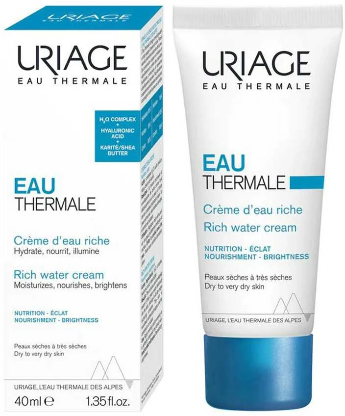 "Uriage Eau Thermale Rich Vanduo Kreminis" Drėkinantis kremas 40ml