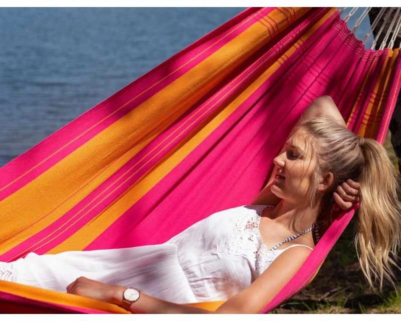 Amazonas Santana Single Hammock, 200x120 cm, 150 kg, Rožinė
