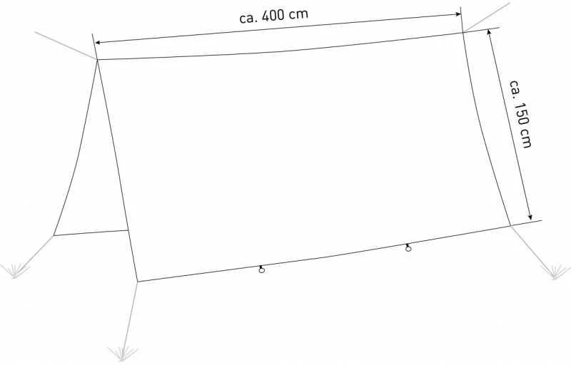 Amazonas Tentas hamakui TRAVELER TARP XXL (1060 g)