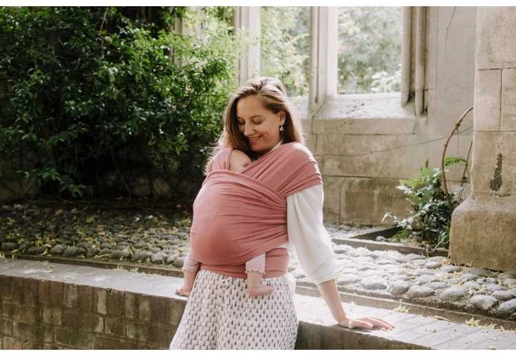 Kūdikio nešioklė Boba Wrap, rausva