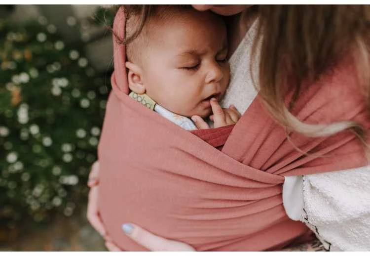 Kūdikio nešioklė Boba Wrap, rausva