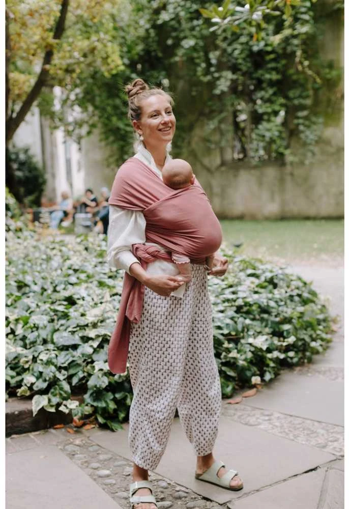 Kūdikio nešioklė Boba Wrap, rausva