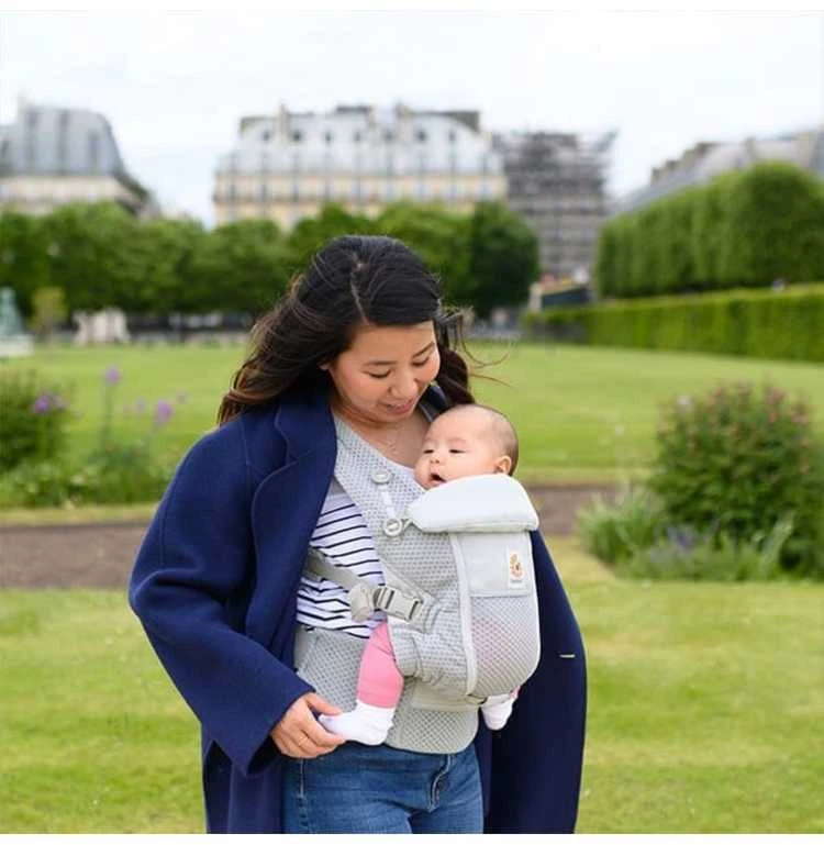 ERGOBABY nešioklė ADAPT SOFTFLEX, perlų pilkos spalvos, BCASFMGRY