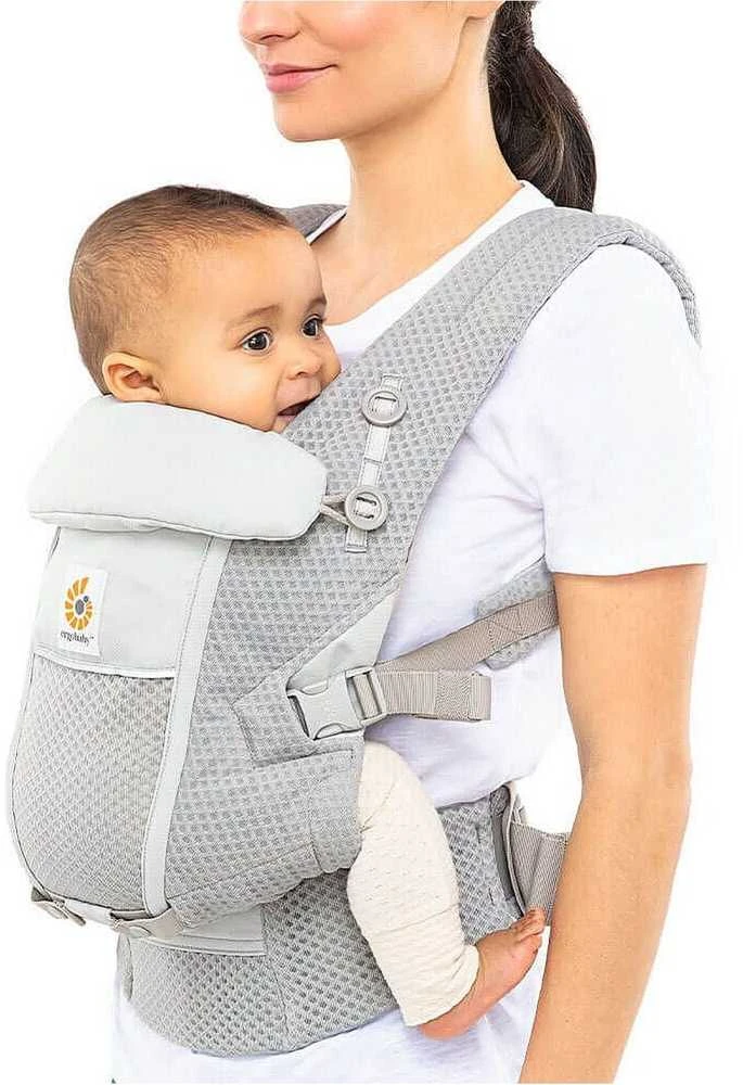 ERGOBABY nešioklė ADAPT SOFTFLEX, perlų pilkos spalvos, BCASFMGRY