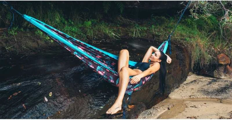 Eno DOUBLENEST Print, Aloha Mėlyna