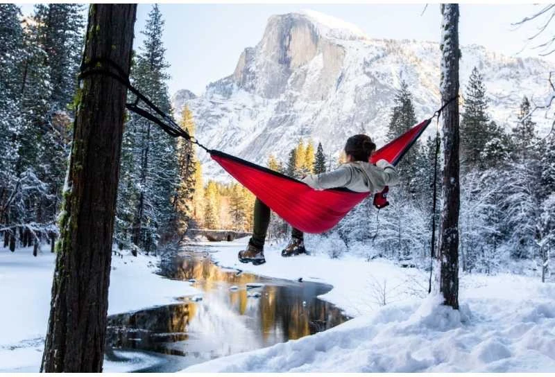 ENO DoubleNest Print Hammock, Soundwave: Aqua