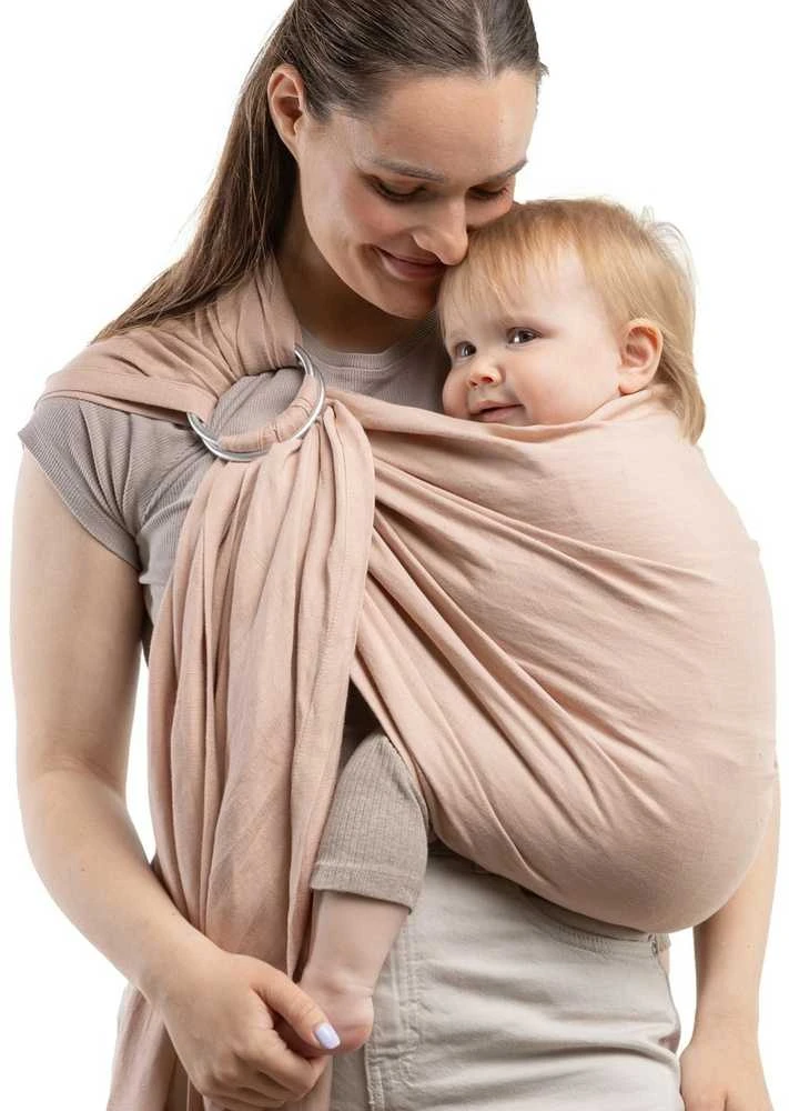 Boba Nosida BOBA Ring Sling, Peony Rožinė