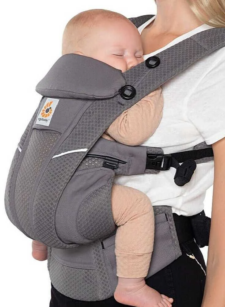 ERGOBABY nešioklė OMNI BREEZE, grafito pilkos spalvos, BCZ360PGRAPH