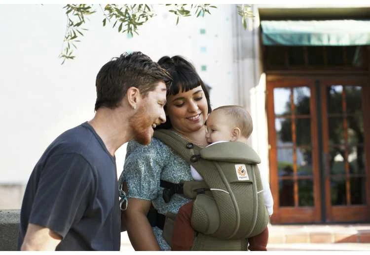 ERGOBABY nešioklė OMNI BREEZE, alyvuogių žalios spalvos, BCZ360POLIVE