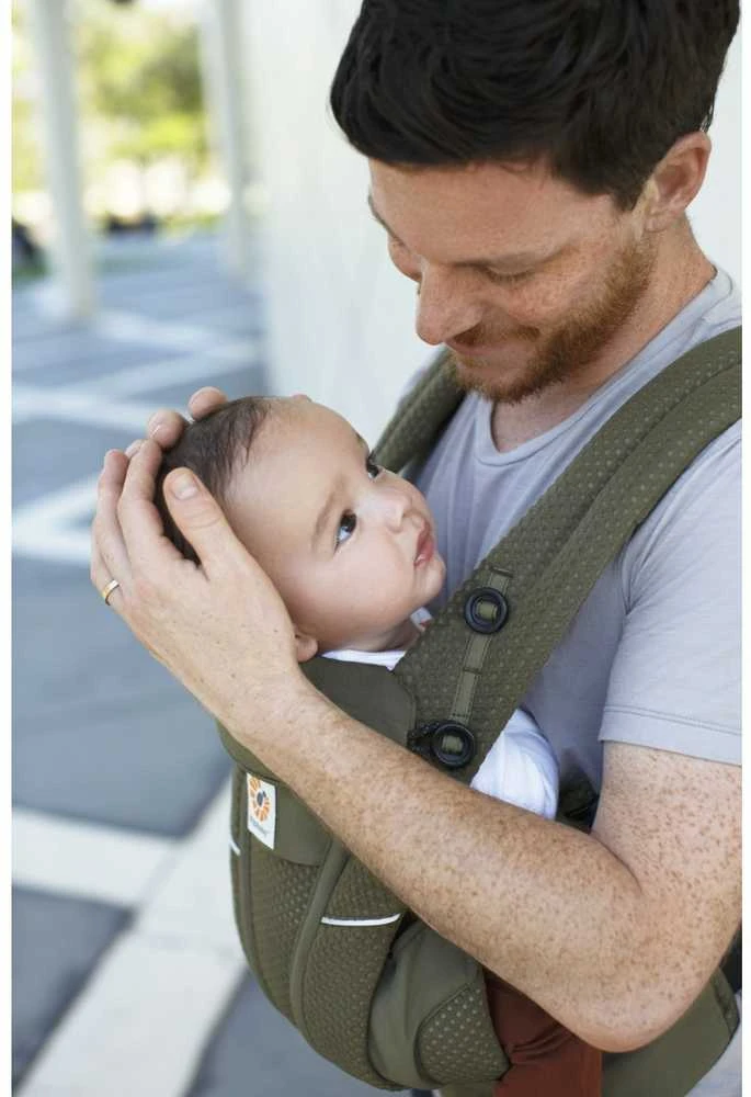 ERGOBABY nešioklė OMNI BREEZE, alyvuogių žalios spalvos, BCZ360POLIVE