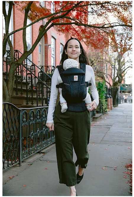 ERGOBABY nešioklė OMNI BREEZE, juodos spalvos, BCZ360PONYX