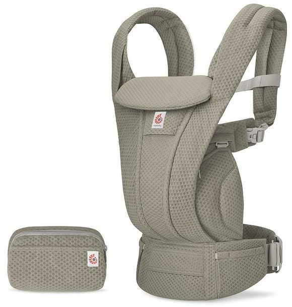 ERGOBABY OMNI DELUXE Mesh lopšys, minkštas alyvuogių spalvos