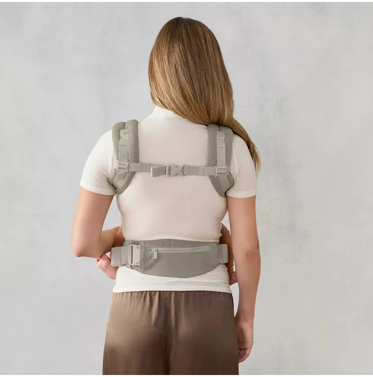 ERGOBABY OMNI DELUXE Mesh lopšys, minkštas alyvuogių spalvos