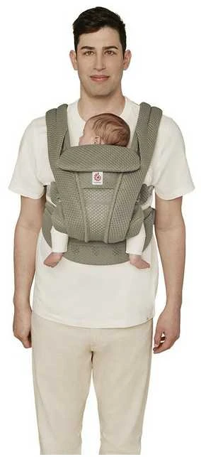ERGOBABY OMNI DELUXE Mesh lopšys, minkštas alyvuogių spalvos