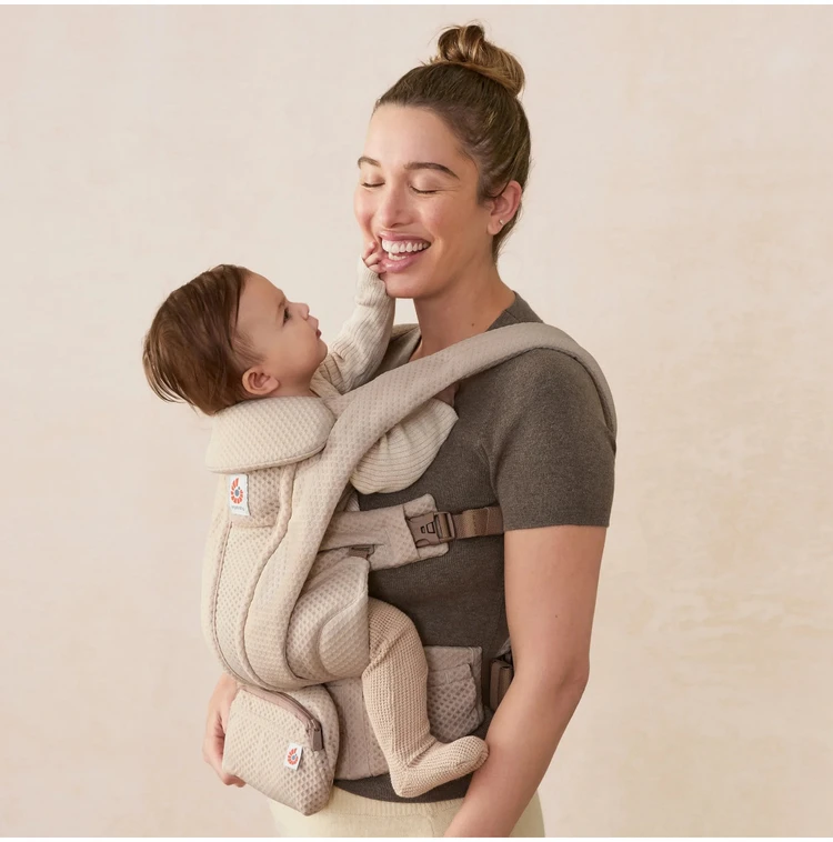 ERGOBABY OMNI DELUXE Mesh, Natural rusvai gelsvas
