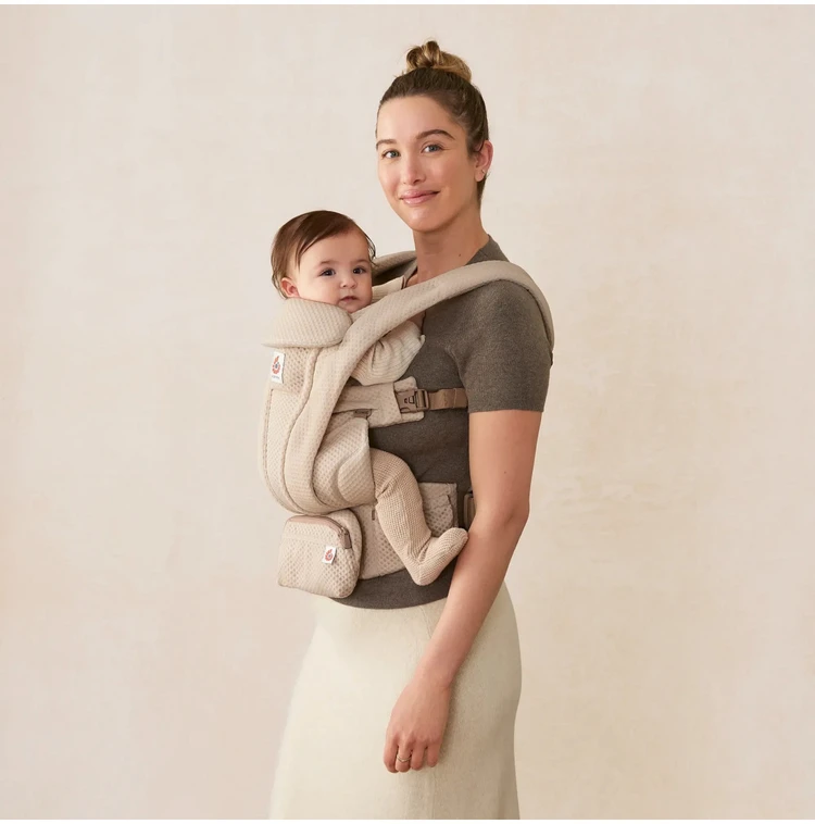 ERGOBABY OMNI DELUXE Mesh, Natural rusvai gelsvas