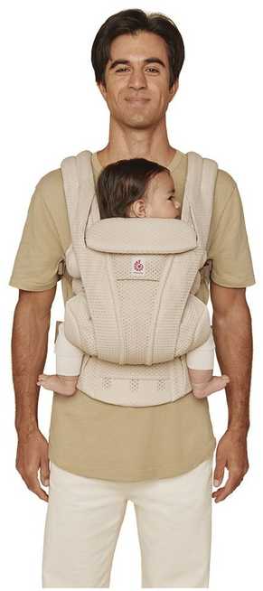 ERGOBABY OMNI DELUXE Mesh, Natural rusvai gelsvas