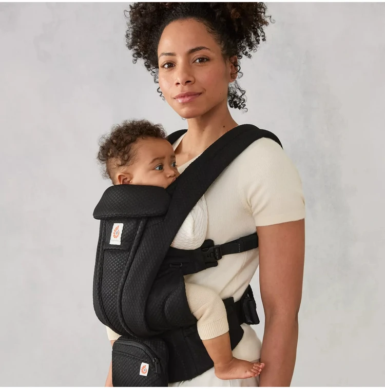 ERGOBABY OMNI DELUXE Mesh, Onyx Juodas