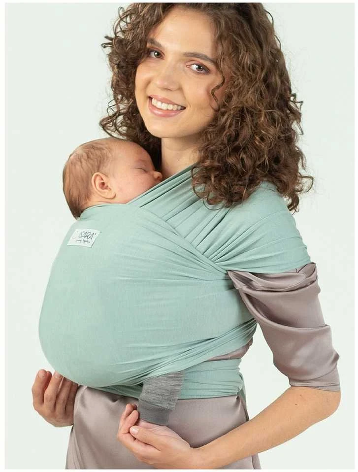ISARA stretchy wrap, Frosty Žalias