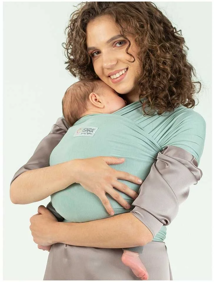 ISARA stretchy wrap, Frosty Žalias