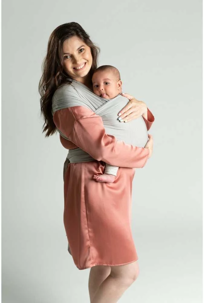 ISARA stretchy wrap, Sidabrinis Pilkas