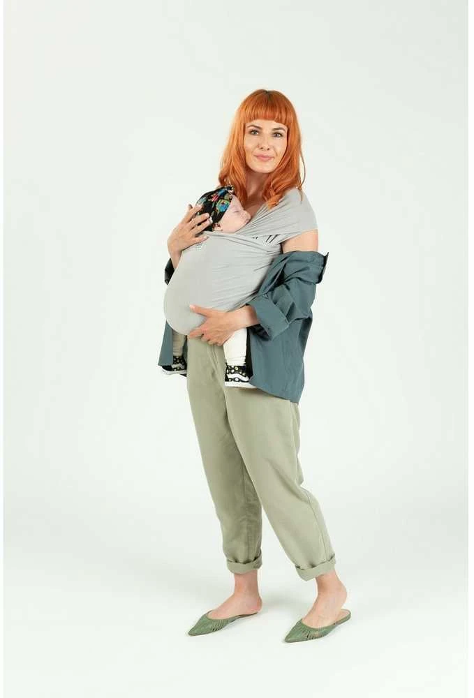 ISARA stretchy wrap, Sidabrinis Pilkas