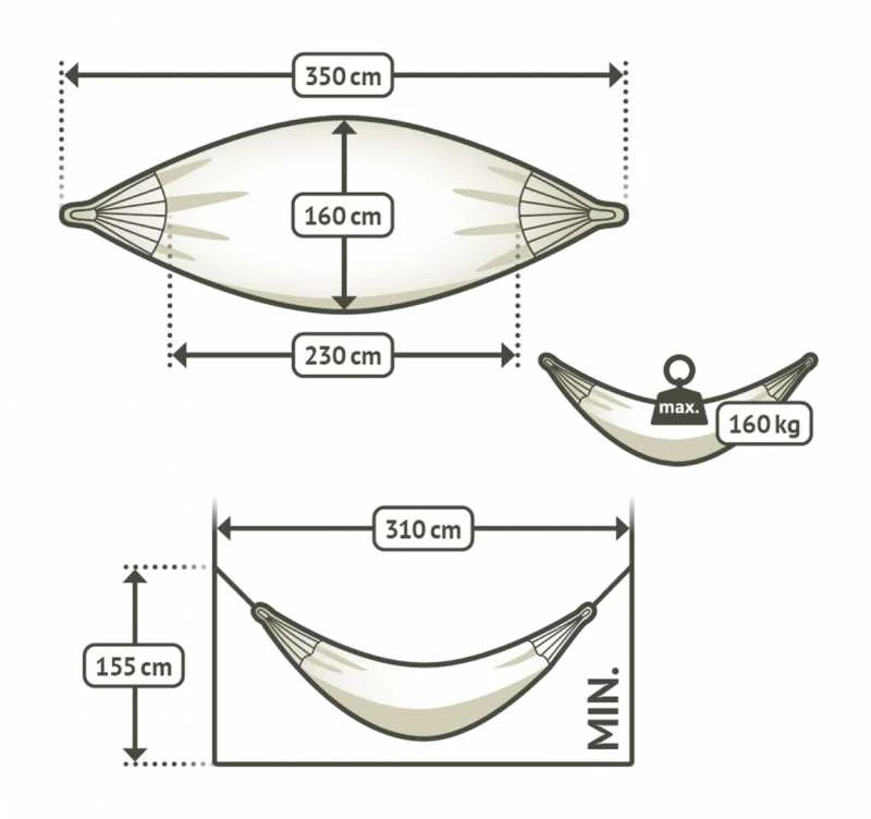 La Siesta MODESTA, Nougat (double)