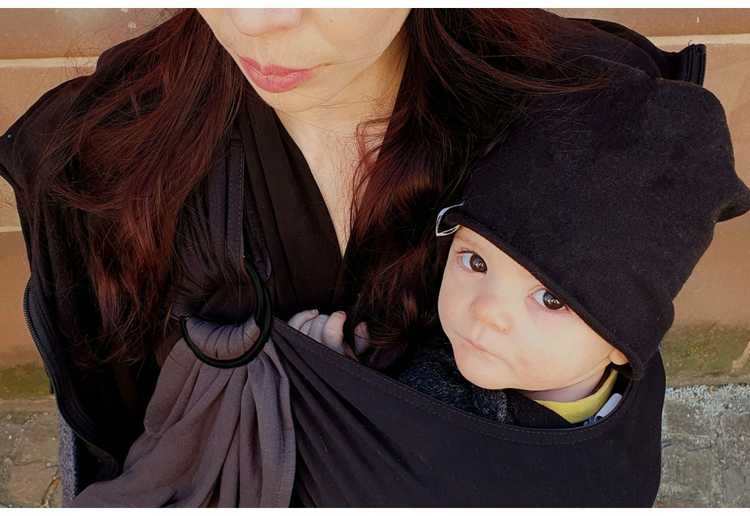 LOVE RADIUS No Knot Little Wrap, Anthracite/Noir