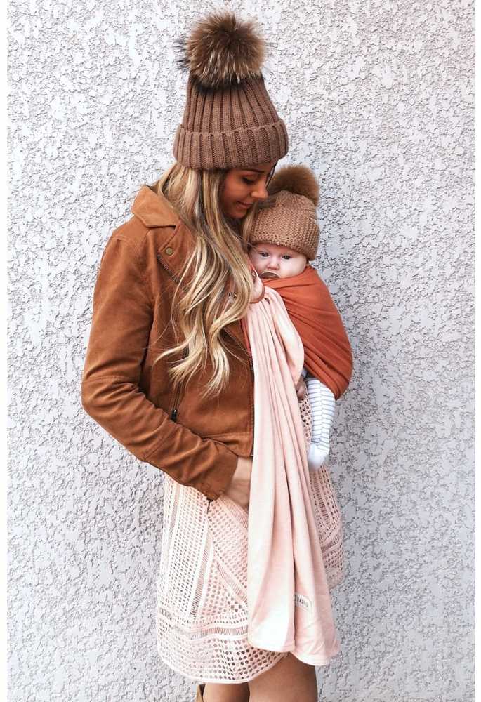 LOVE RADIUS No Knot Little Wrap, Nude/Caramel