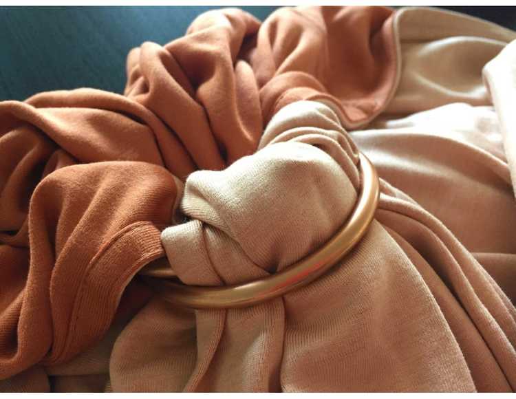 LOVE RADIUS No Knot Little Wrap, Nude/Caramel