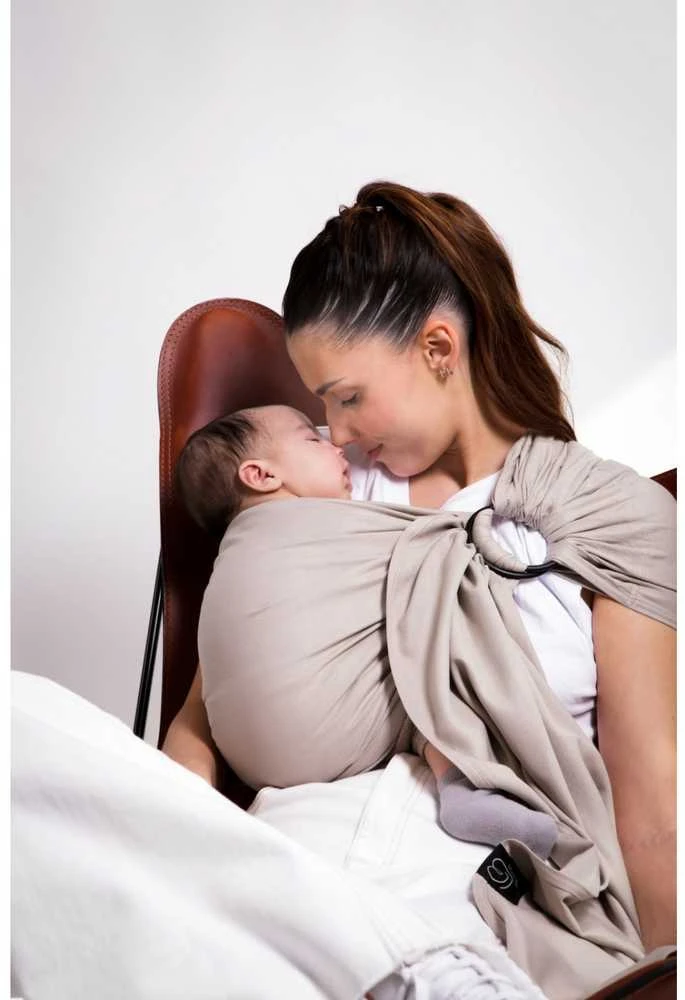 LOVE RADIUS No Knot Woven Wrap, Baltas Gold