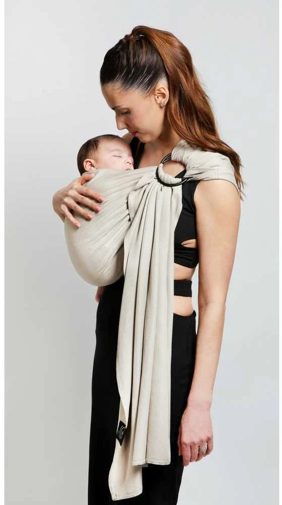 LOVE RADIUS No Knot Woven Wrap, Baltas Gold