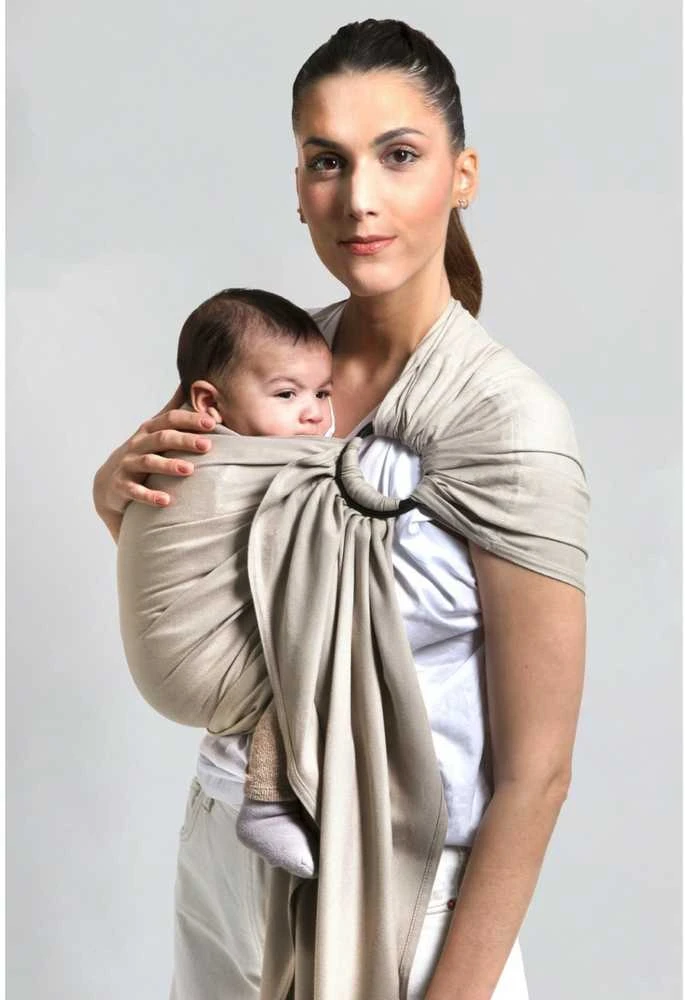 LOVE RADIUS No Knot Woven Wrap, Baltas Gold