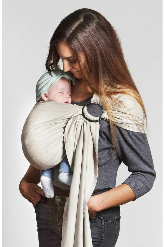 LOVE RADIUS No Knot Woven Wrap, Baltas Gold
