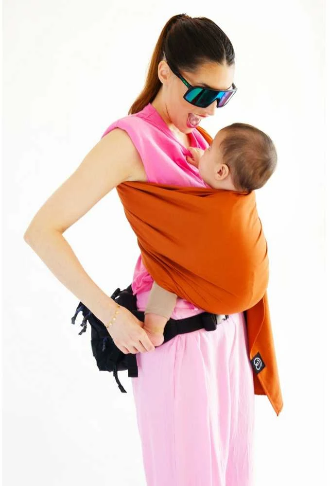 LOVE RADIUS No Knot Woven Wrap, Fauve